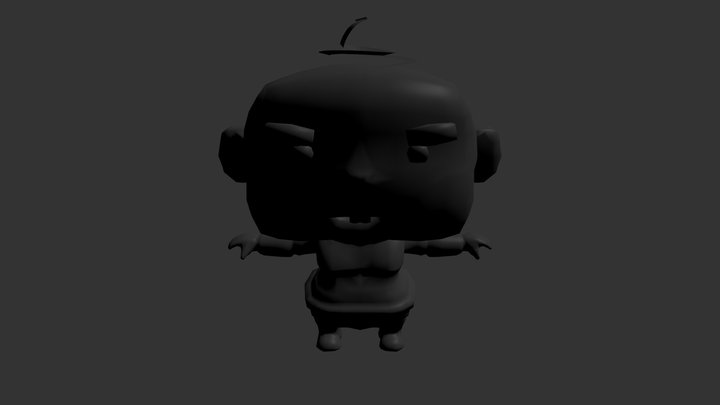 Chubby Baby 3D Model