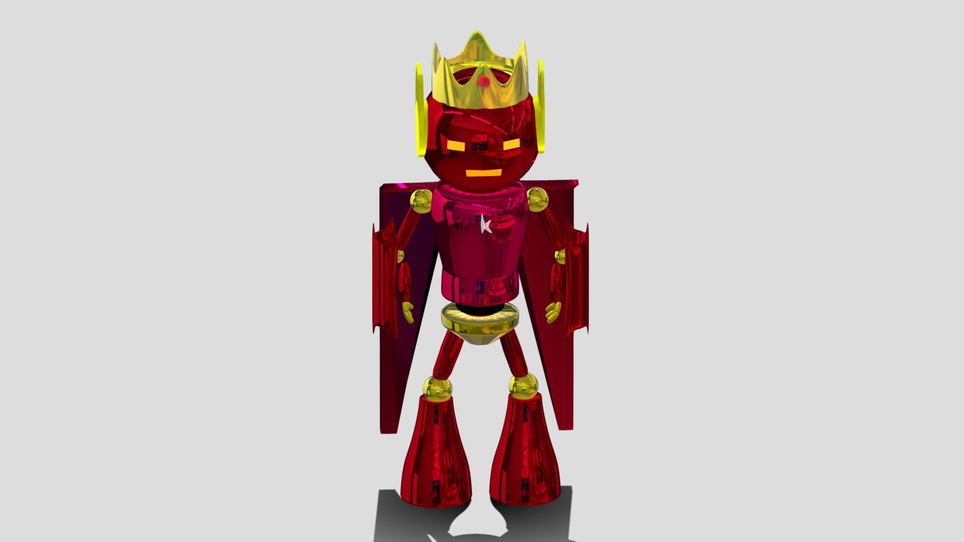 K.I.N.G_ROBOT — Sketchfab embed 3D viewer