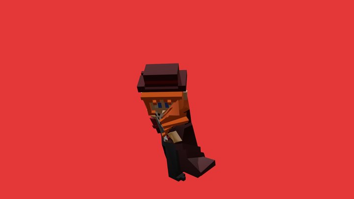Knee Jabs To Uppercut (1)中原中也 3D Model