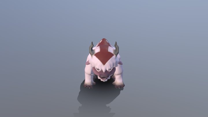 [SCHOOL PROJECT] Appa the Flying Bison 3D Model