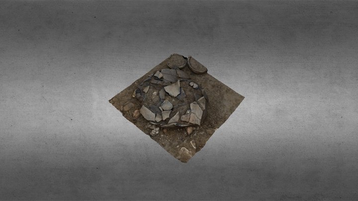 Bronze Age burial urn 3D Model