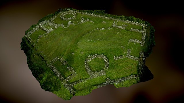 Din Lligwy, Isle of Anglesey Iron age village 3D Model