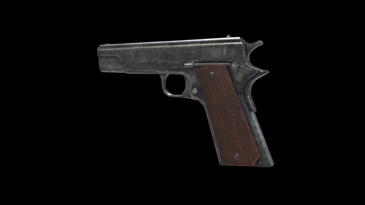 1911 Colt 45 3D Model