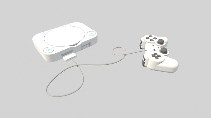 PlayStation One 3D Model