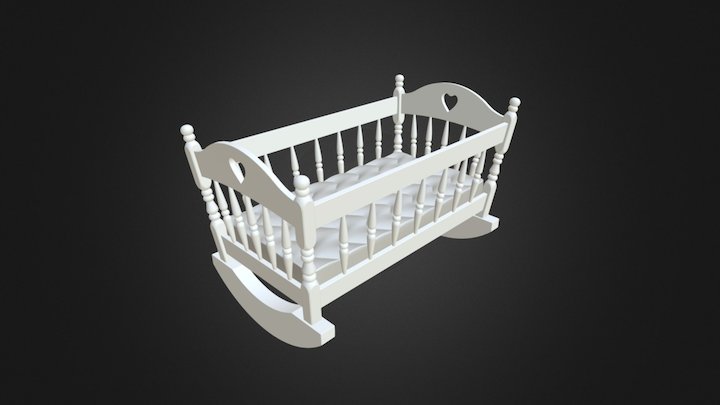 Baby crib 3D Model