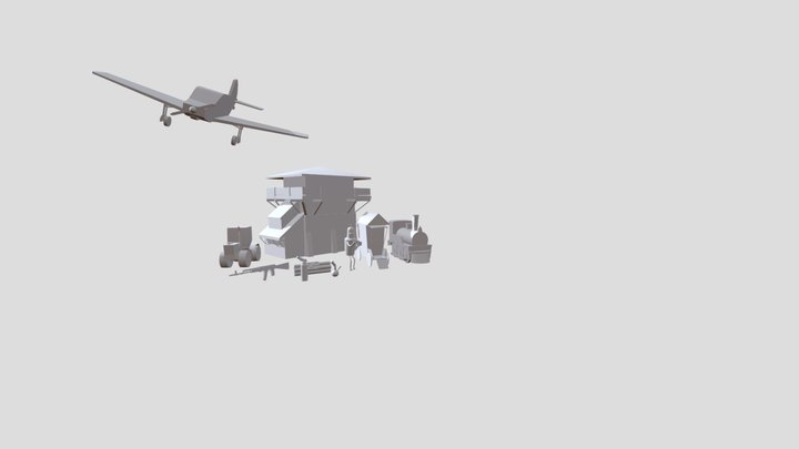 blocking 3D Model