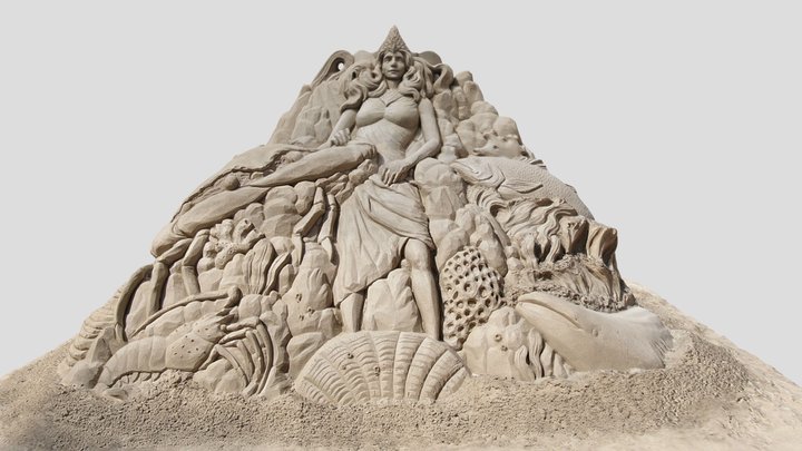 内海砂まつり 砂像① 3D Model