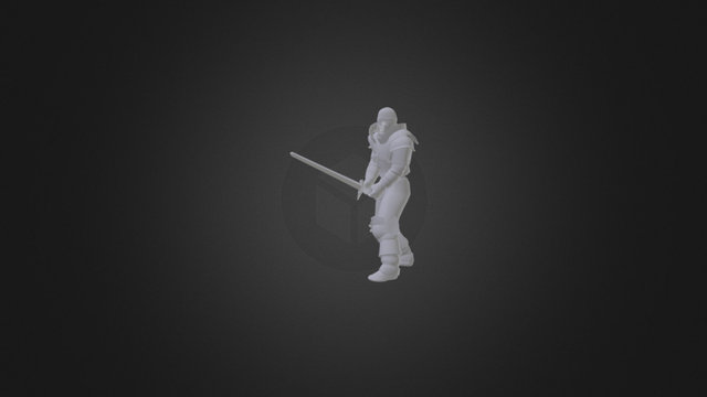 Animation Sword 3D Model