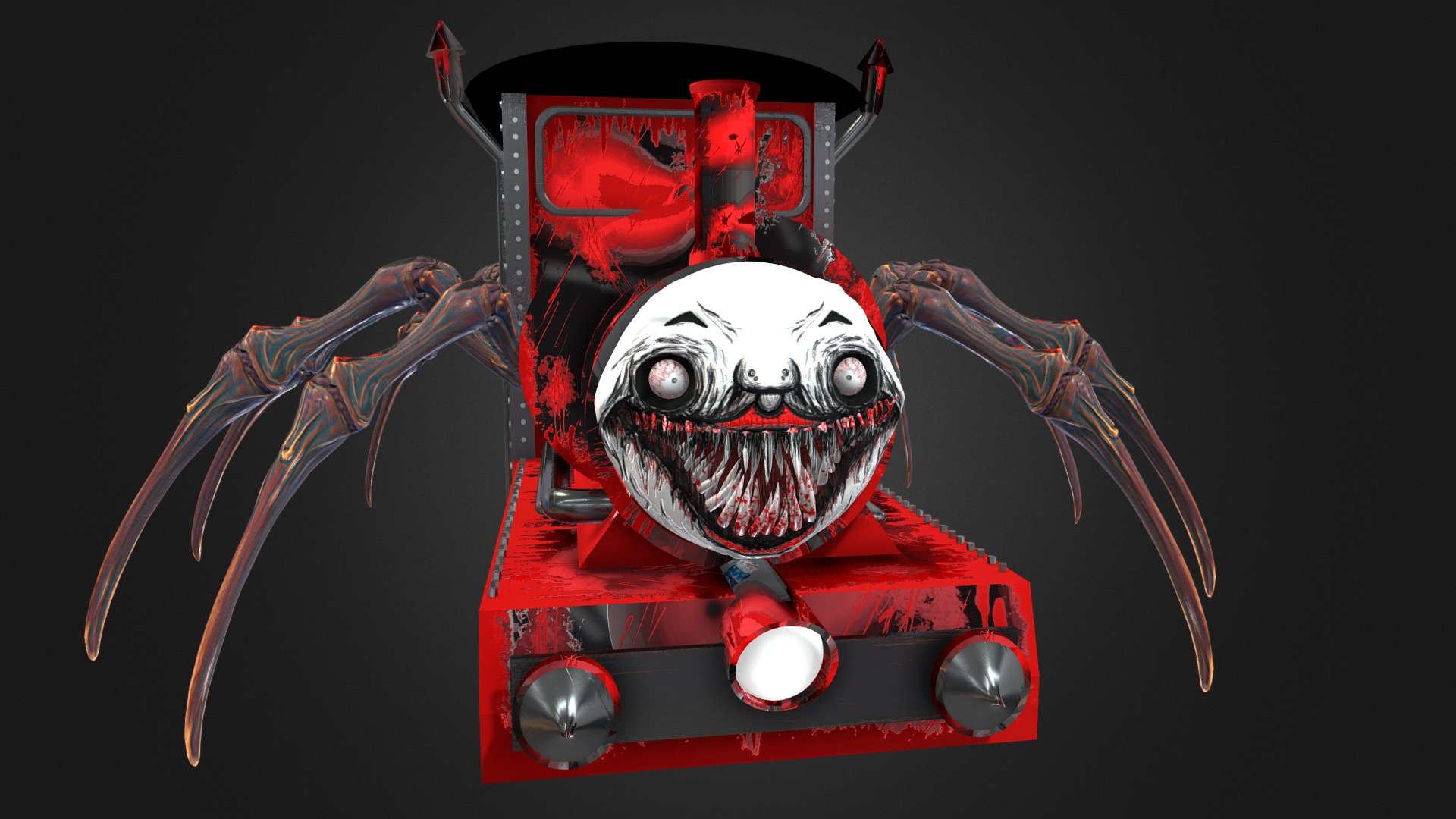 Charles (Choo Choo Charles) - 3D model by JackG205_2 [dff1c77] - Sketchfab