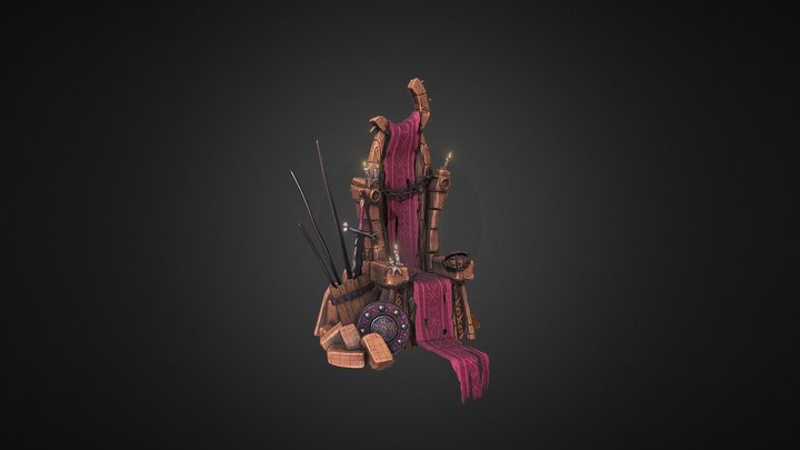 Throne 3D Model