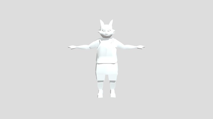 Hary Character fox 3D Model