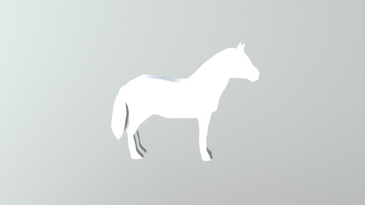 Spaghetti Horse Character 3D Model