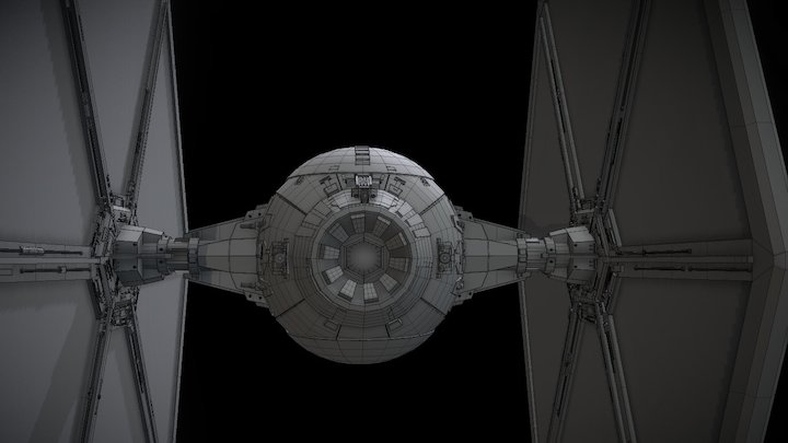TIE_FIGHTER_mkII 3D Model