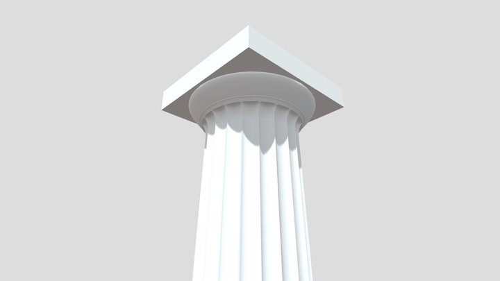 Doric Column 3D Model
