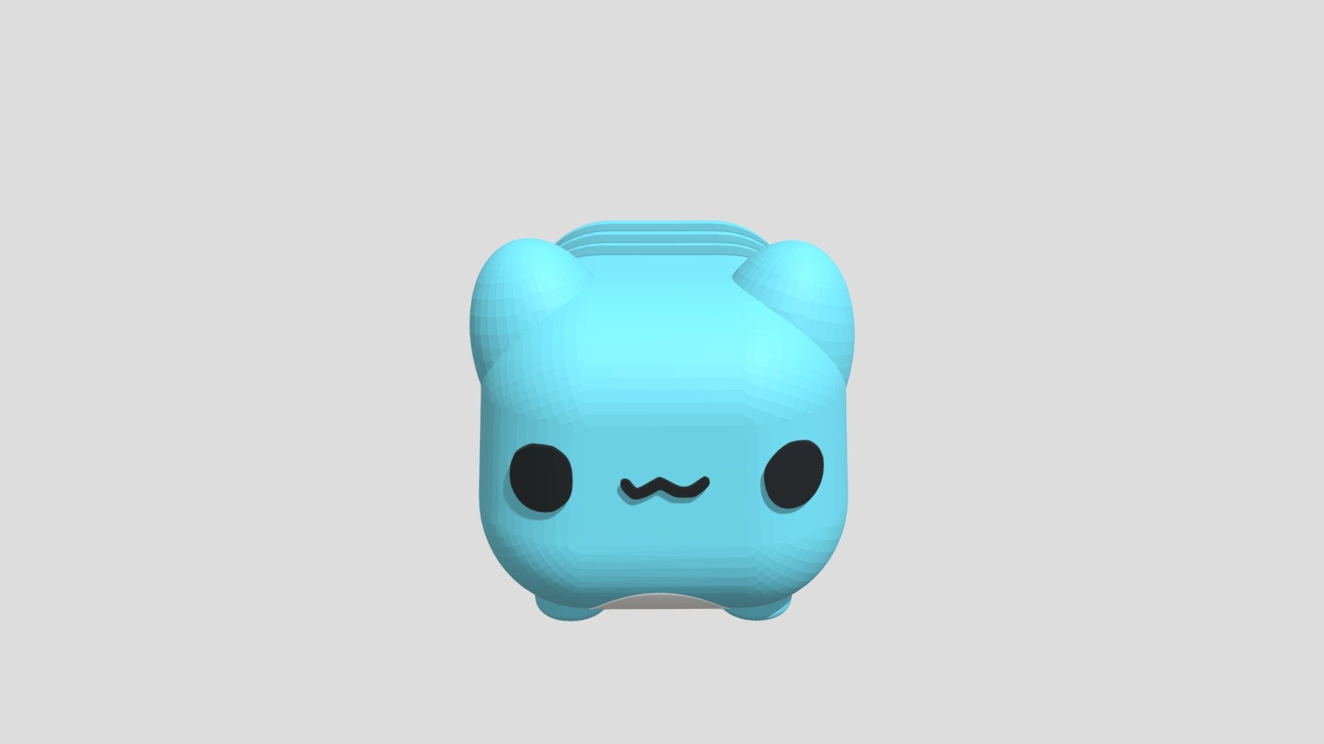 bugcat_capoo - 3D model by baguettemine [dff723f] - Sketchfab