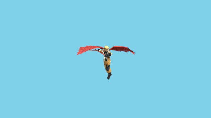 Hawks - Low Poly PS1 Style 3D Model