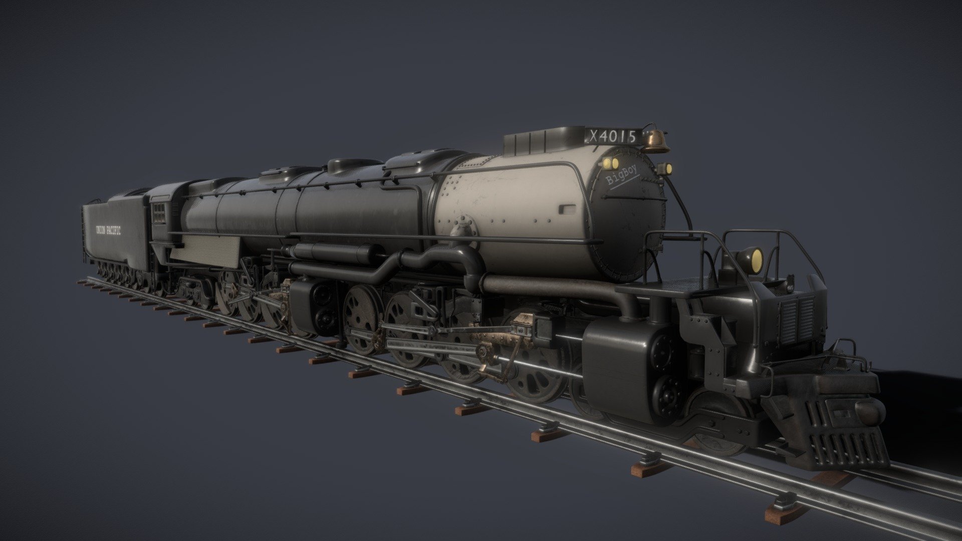 Big Boy 4014 Steam Locomotive 3D Model | lupon.gov.ph