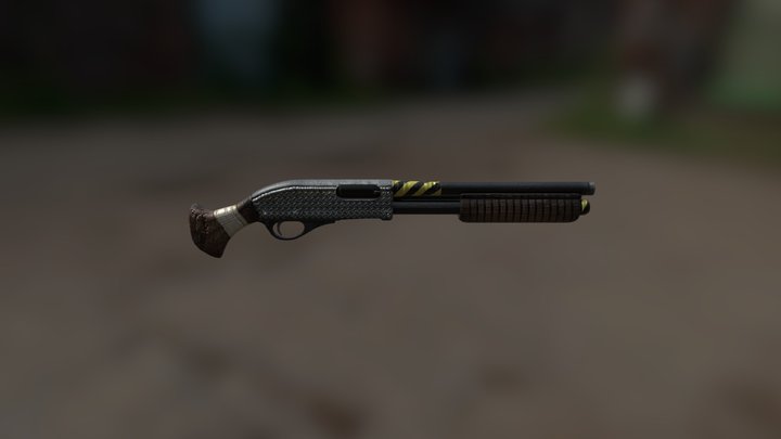 SAWED OFF DIY 3D Model