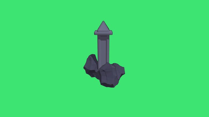 Tombstone 3D Model