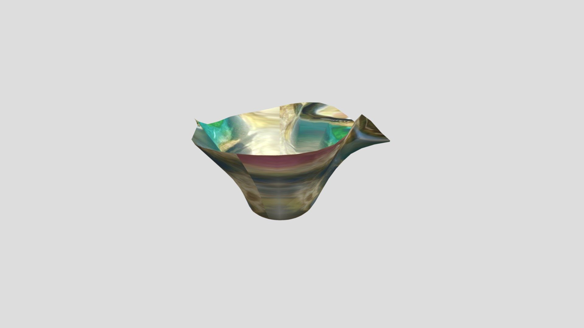 FAIZY-03 Mangkuk Coklat Flora (Sketchfab) — Sketchfab embed 3D viewer