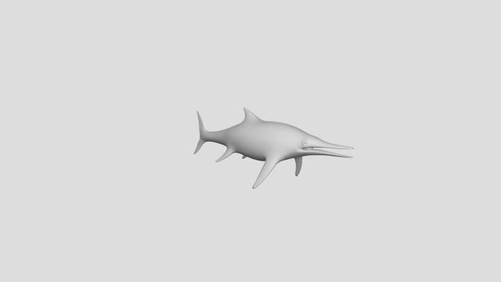 ichthyosaur 3D Model