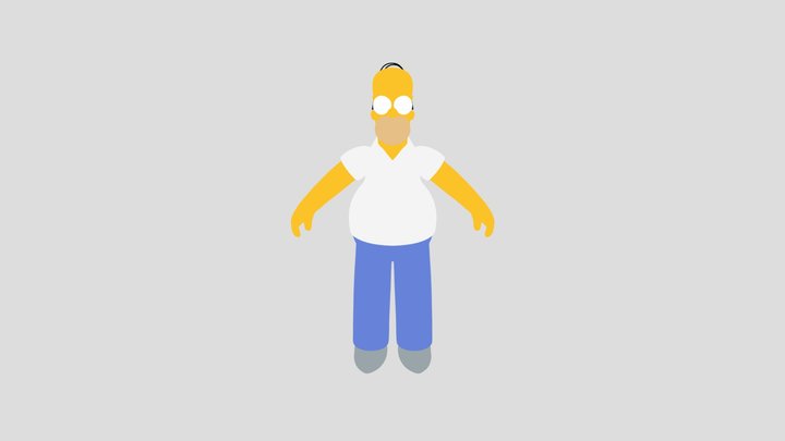 Default Homer Simpson (Fortnite) 3D Model
