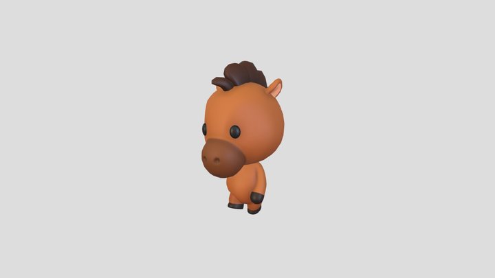 Character140 Rigged Horse