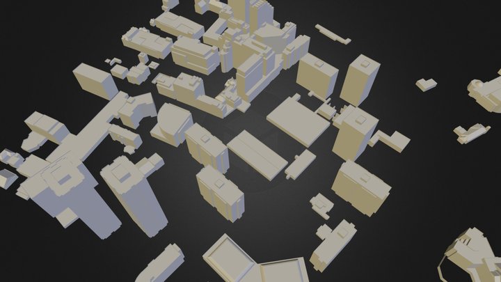 West-End-Buildings.3DS 3D Model