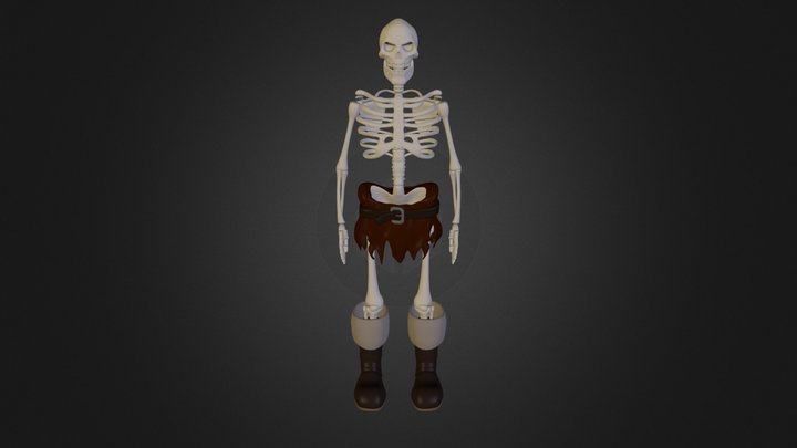 SkeletonArcher_05 3D Model