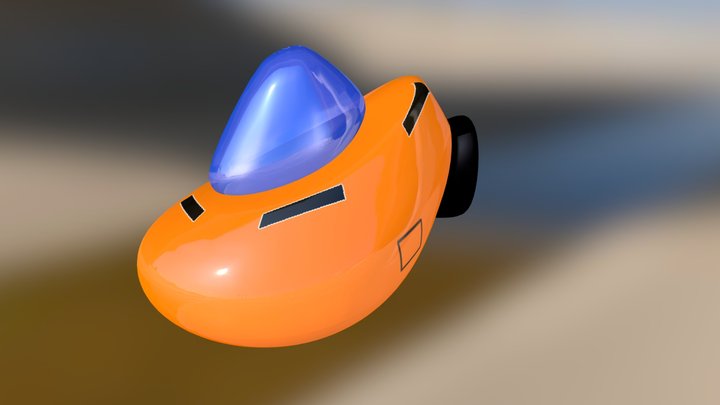 spaceship.3DS 3D Model