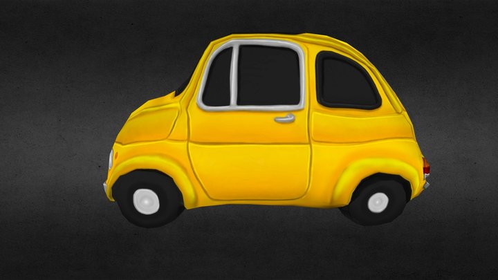 1970 Toy Car 3D Model