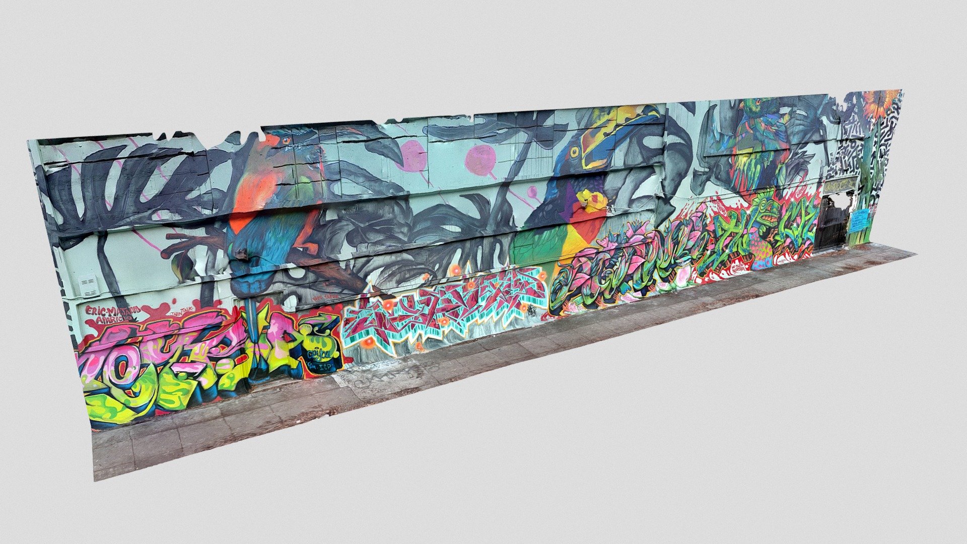 SF Street Art 21 - Birds of the Americas