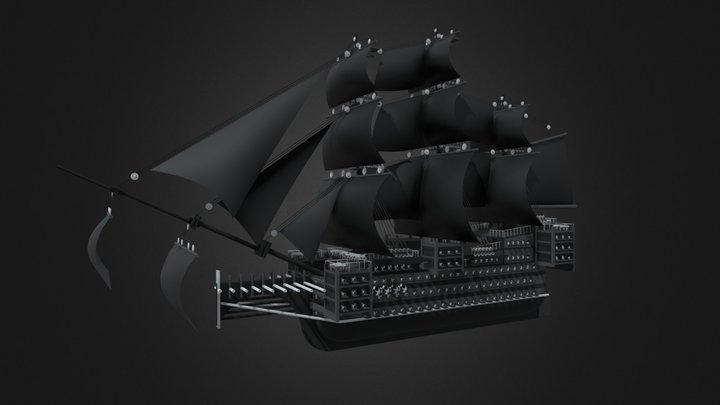 Kapal Hantu 3D Model