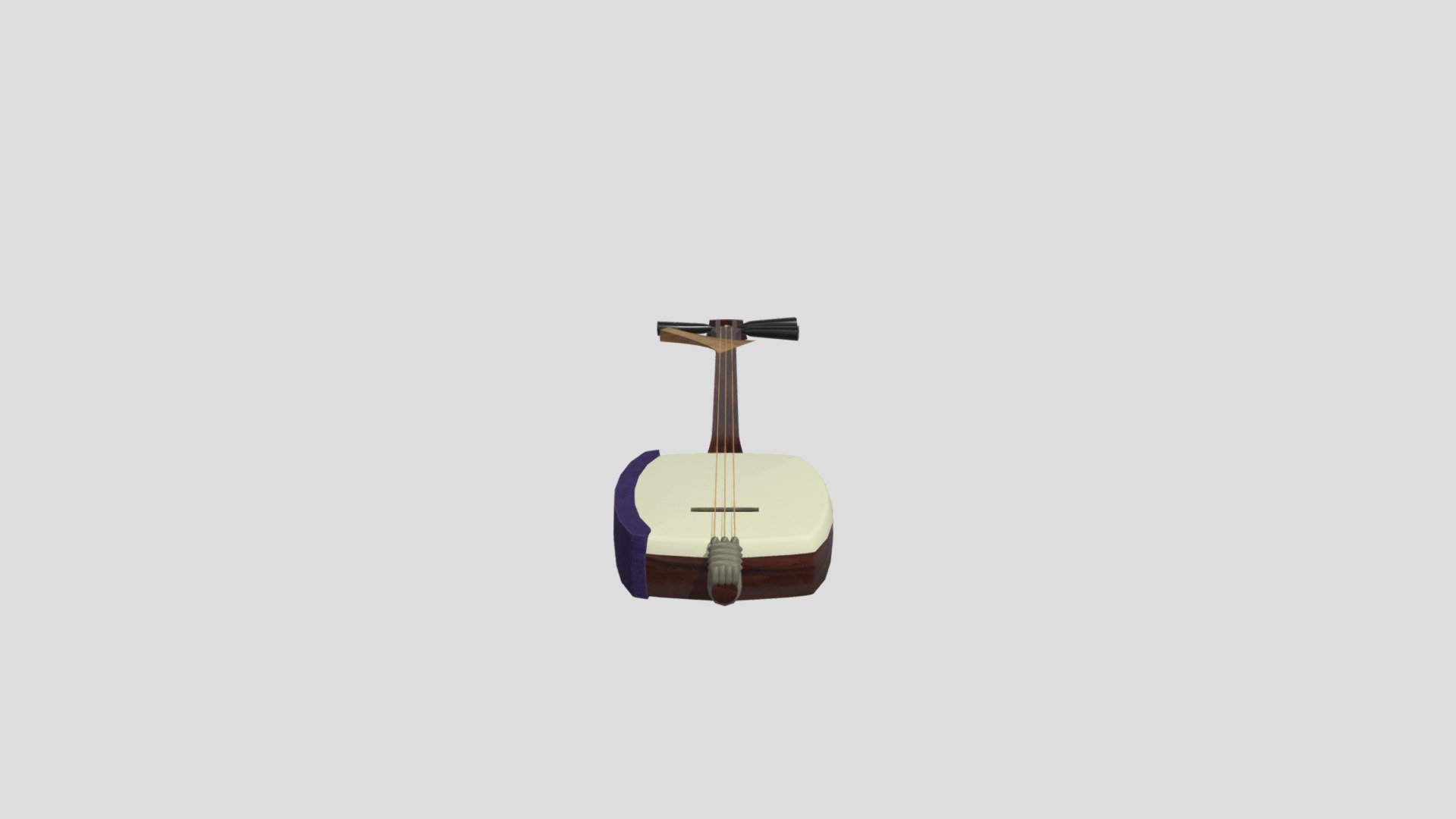 Shamisen-日式三弦琴 - 3D model by mario.optoma [e002321] - Sketchfab