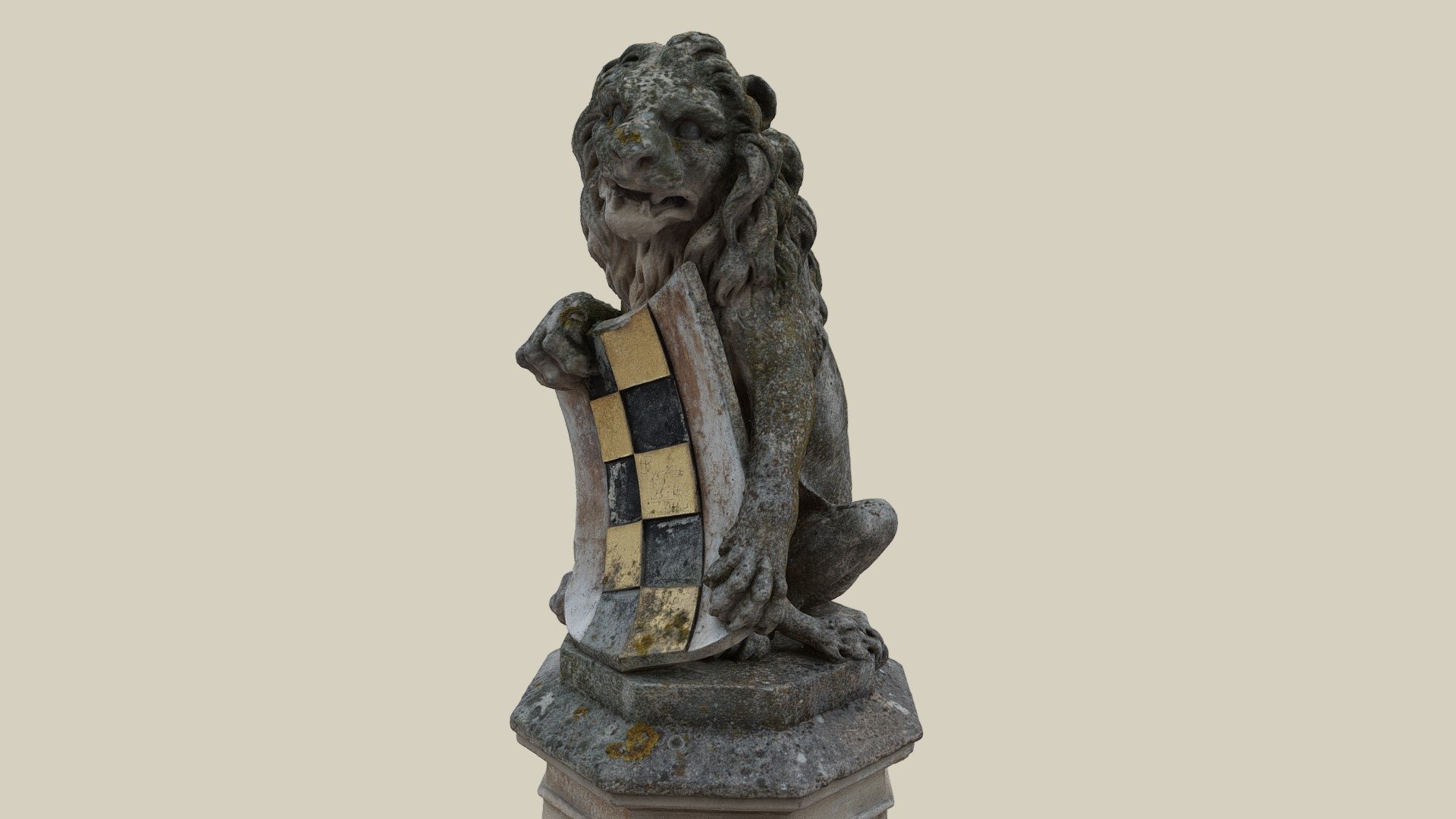 Wappentier Löwe — Sketchfab embed 3D viewer
