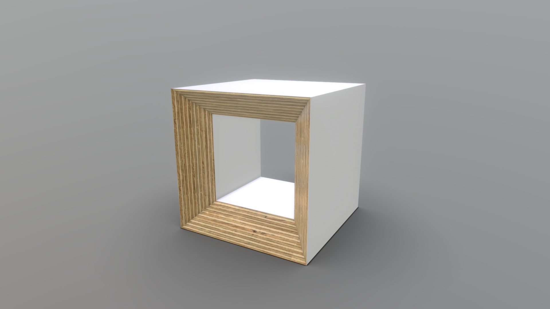 3D model JOSECHO LOPEZ LLORENS - This is a 3D model of the JOSECHO LOPEZ LLORENS. The 3D model is about a wooden frame on a white background.