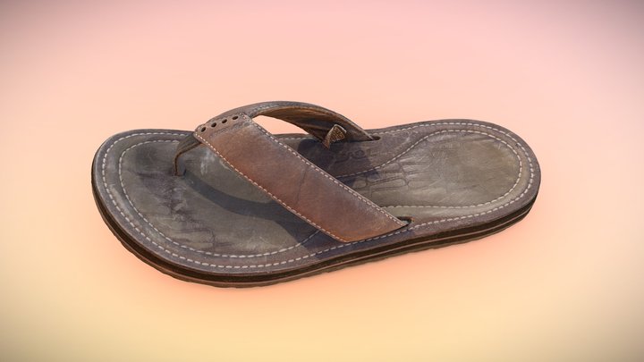 Old Teva Sandal 3D Model