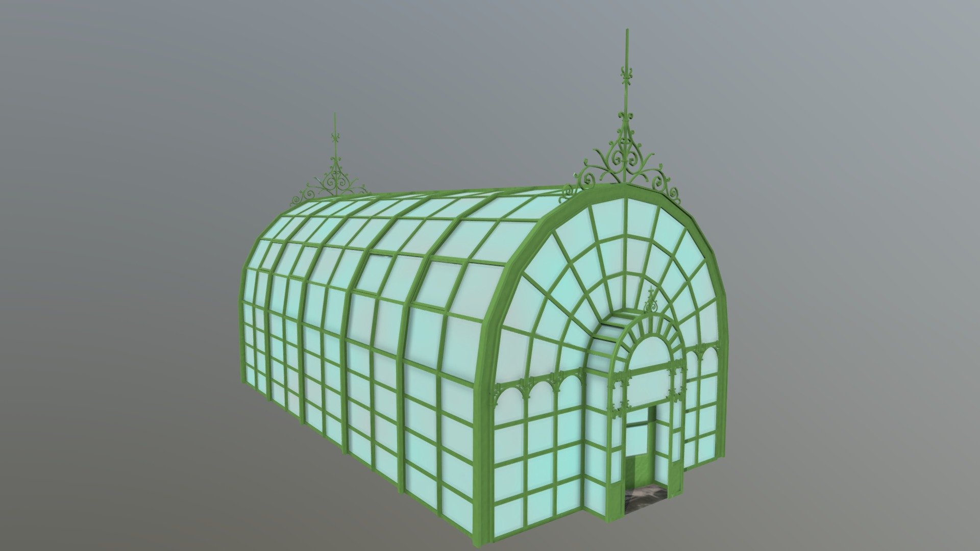Greenhouse Victorian - Download Free 3D model by Ryoce (@Ryoce