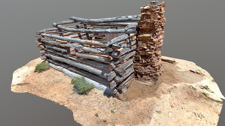 Canyonlands NP - Fort Bottom Cabin 5_23_2023 3D Model