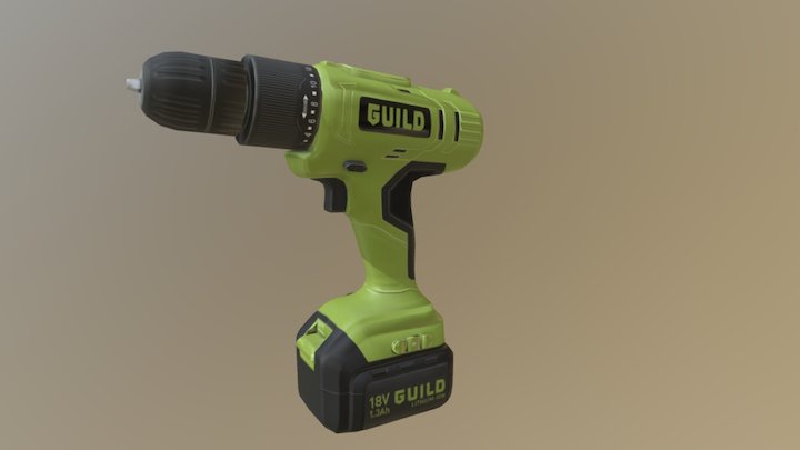 Drill Full Set LP (LOD A) 3D Model