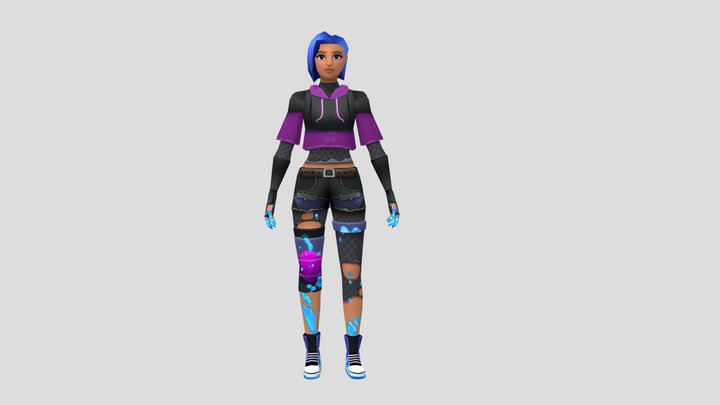 StreetArtist_Character 3D Model