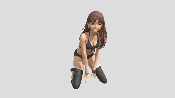 Beach Day Smile 3D Model
