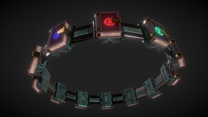 Book Mage's Tome Holster 3D Model