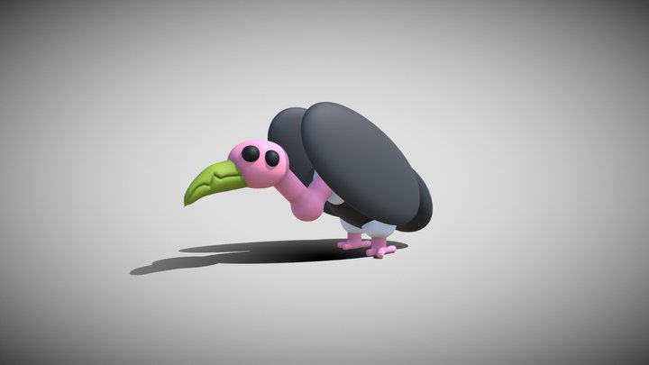 Sterling the Vulture 3D Model