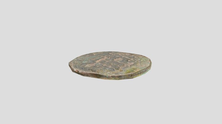 Glencoe Hoard - Coin P 3D Model