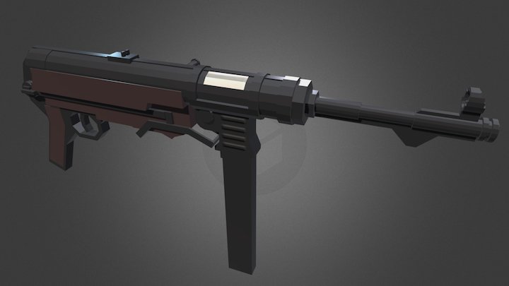 Minecraft - mp40 3D Model