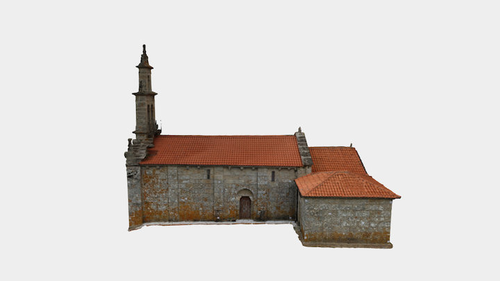 Iglesia de Santa María de Ois 3D Model