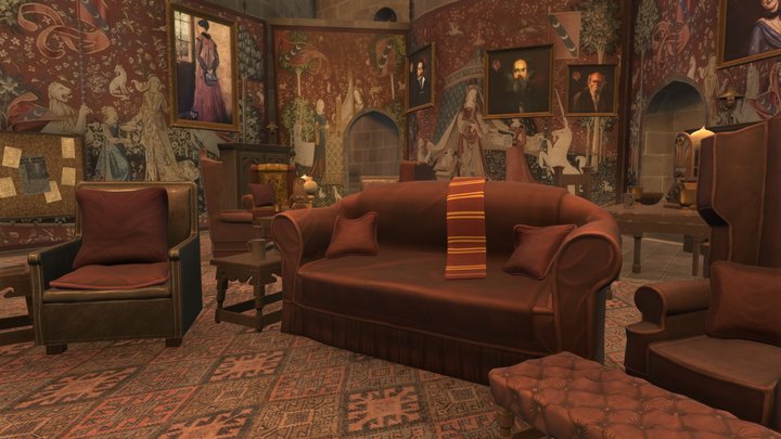 Gryffindor Common Room 3D Model