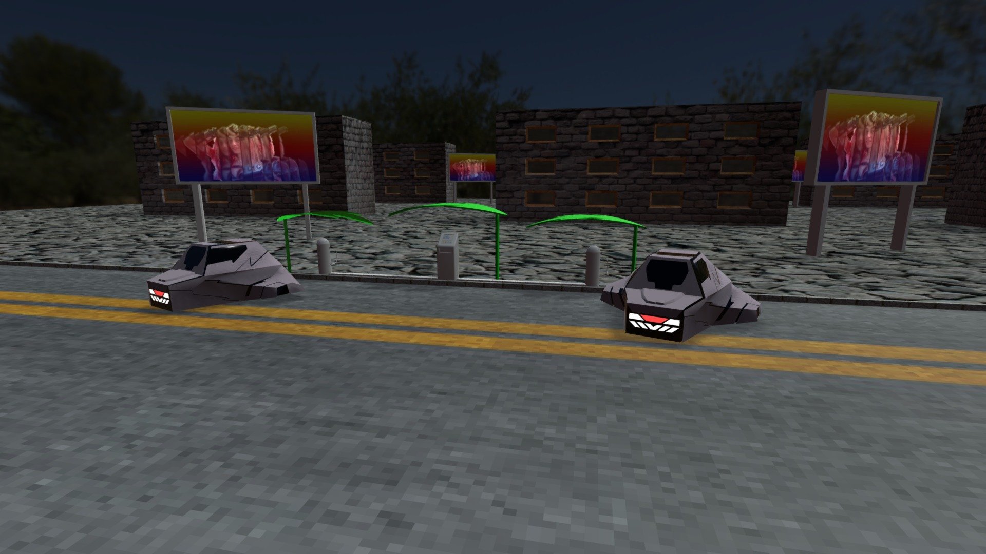 Eco-friendly station concept for cars