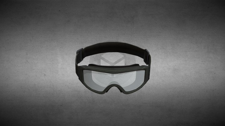 SK_Military_Goggles2_Helmet 3D Model